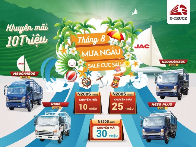 Khuyến mãi tải nhẹ JAC