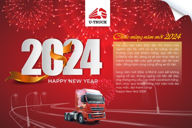 U-TRUCK chúc mừng năm mới 2024