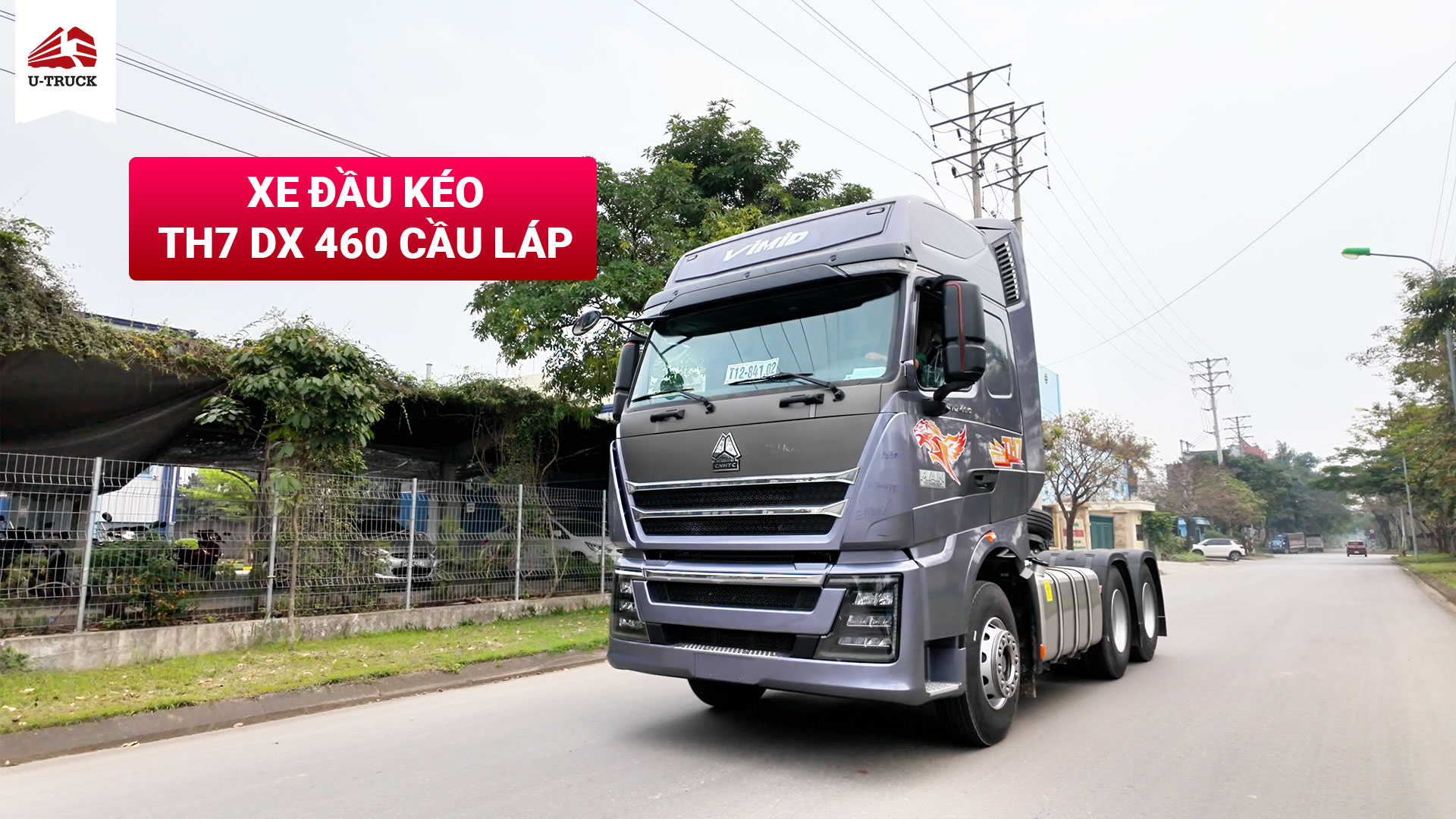 Xe đầu kéo HOWO TH7 DX 460 Cầu láp