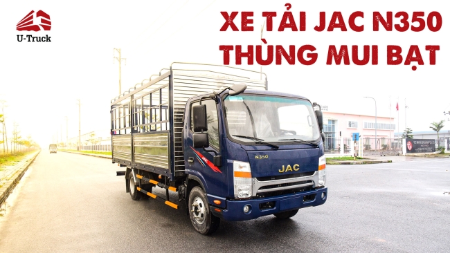 Xe tải JAC N350 thùng bạt 3T5