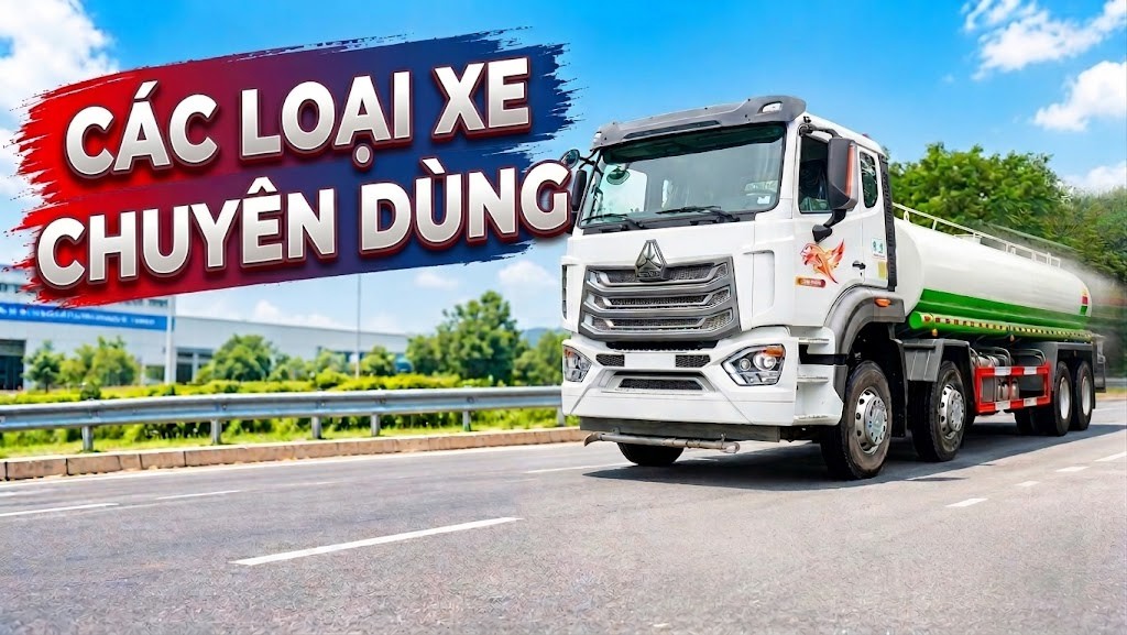 Xe chuyên dùng là gì và gồm những loại xe nào?