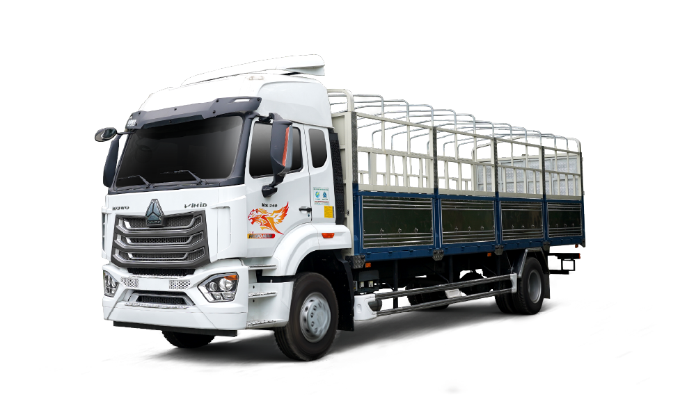 xe tải Howo NX 4x2 khung mui 8m5 nâng bửng hông
