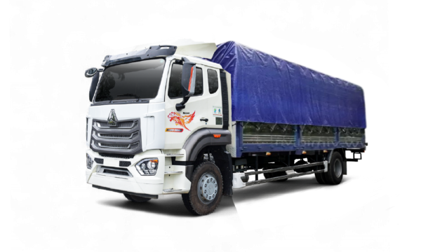 xe tải thùng Howo 4x2 khung mui 7m6
