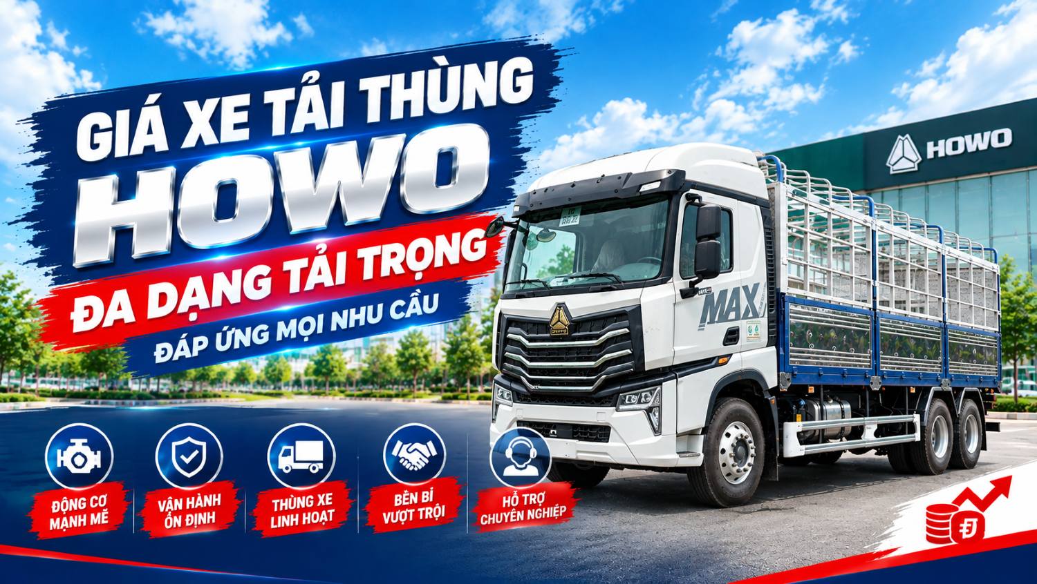 Giá xe tải thùng Howo 2016