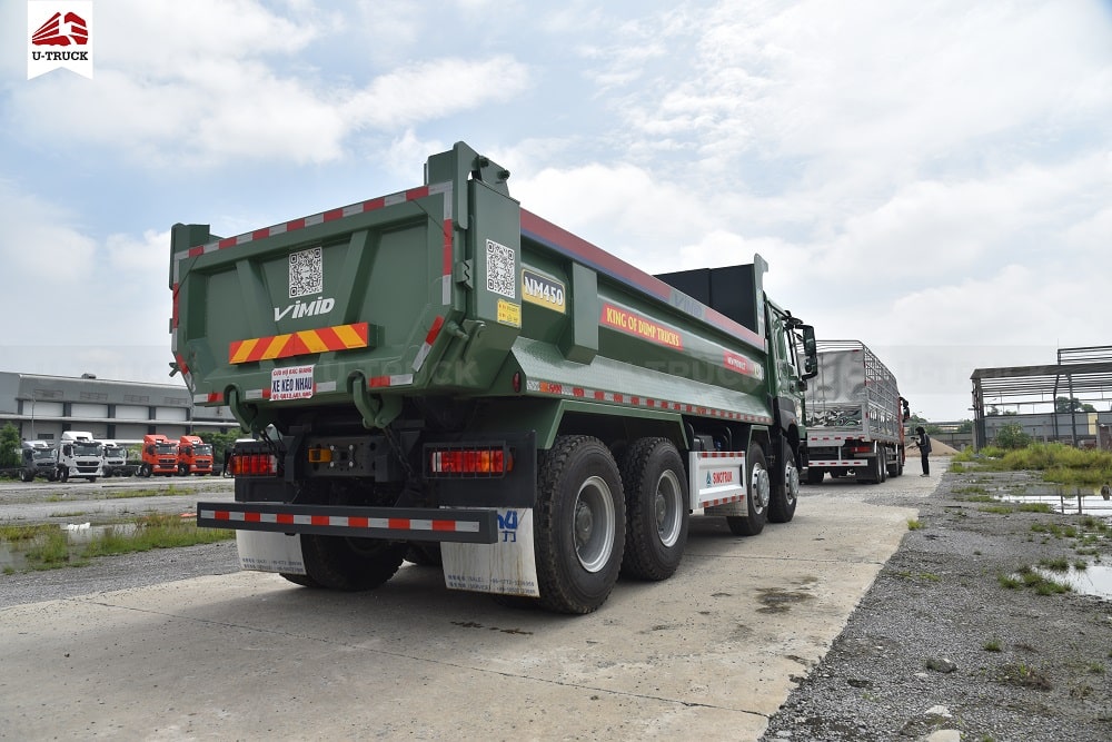 Howo V7-X 380HP 8×4 Dump Truck – U-Shape Dump Box