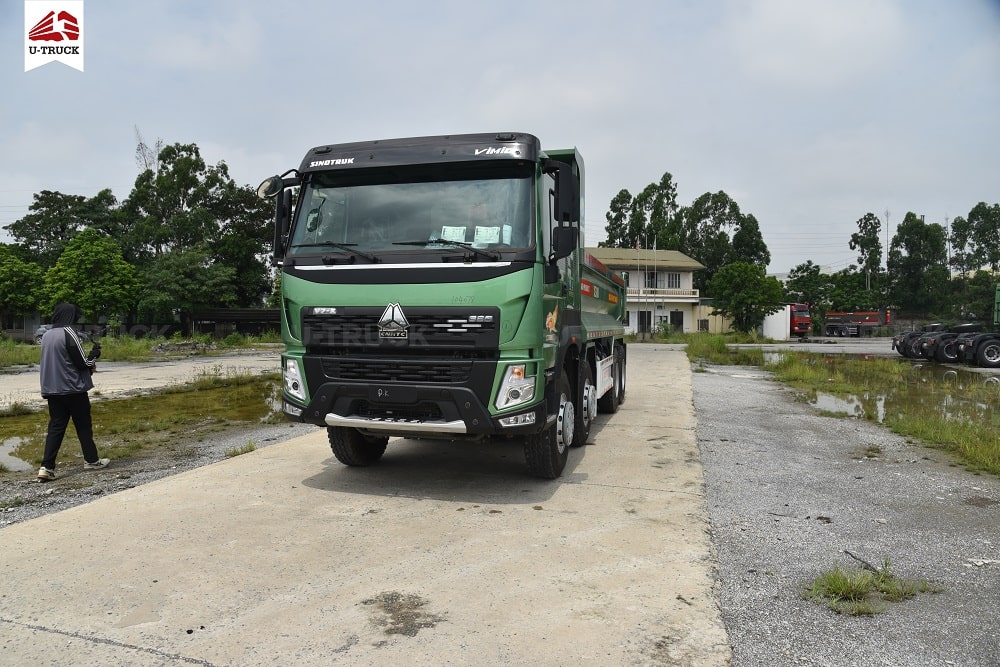 Howo V7-X 380HP 8×4 Dump Truck – U-Shape Dump Box