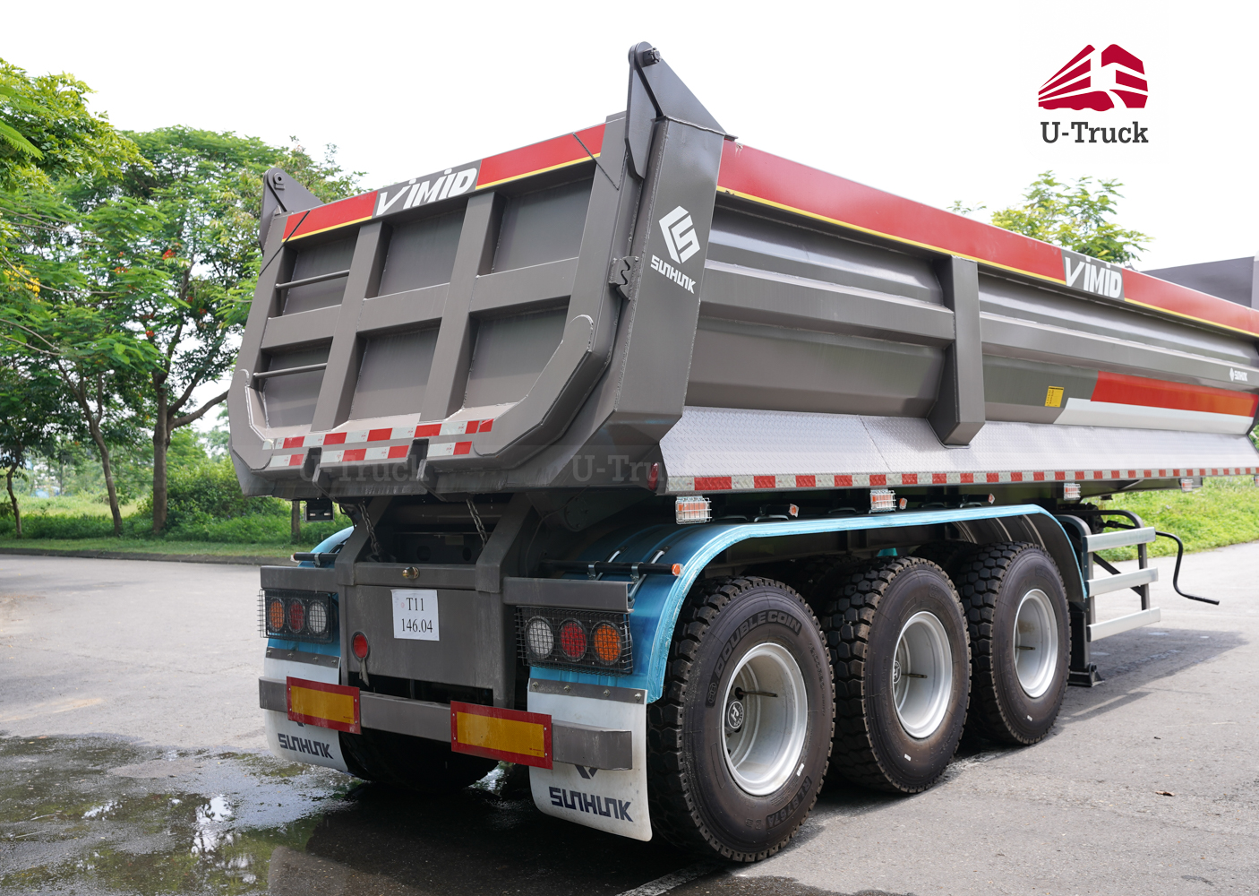SUNHUNK U-Shape Dump Semi-Trailer – 27.8 Tons