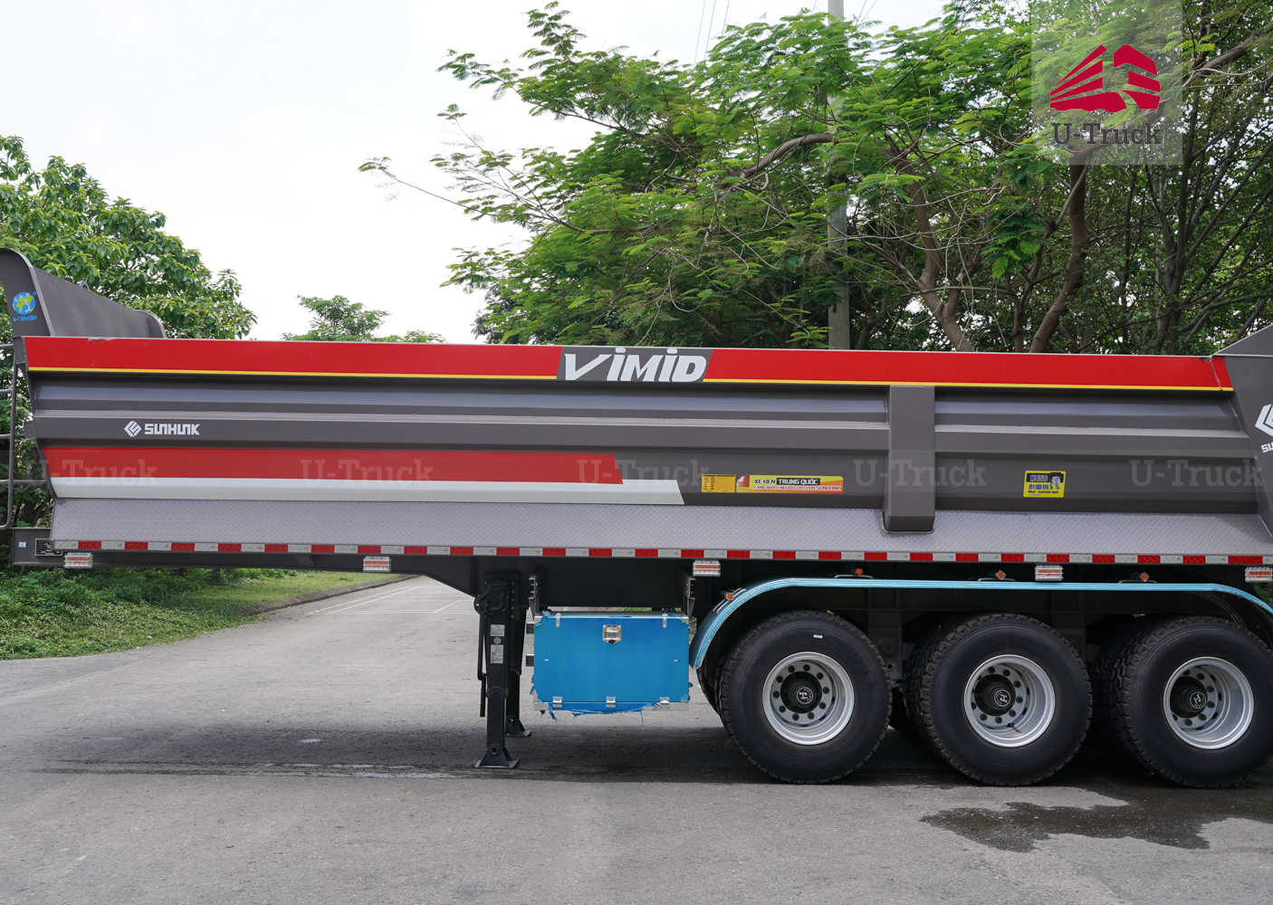 SUNHUNK U-Shape Dump Semi-Trailer – 27.8 Tons