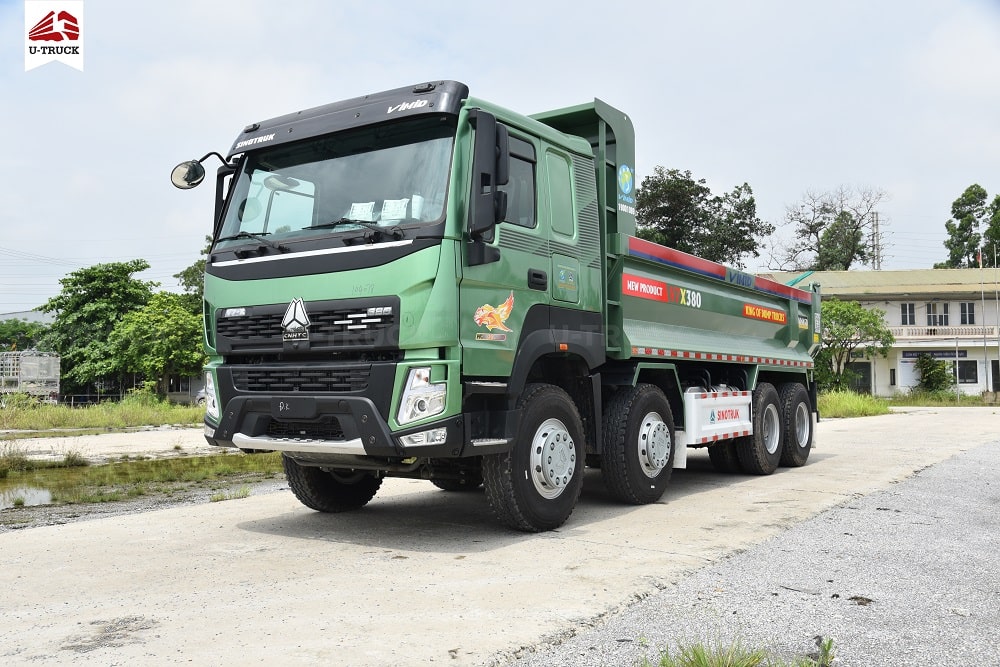 Howo V7-X 380HP 8×4 Dump Truck – U-Shape Dump Box