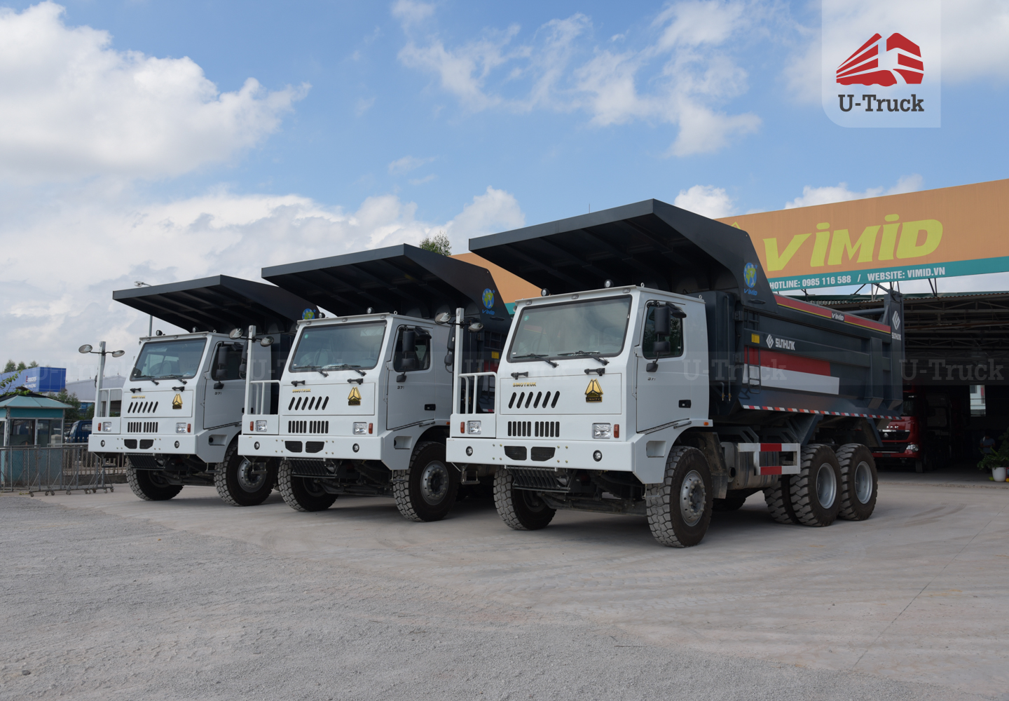 HW7D 371 70 Tons Mining Truck – U-Shape Dump Box