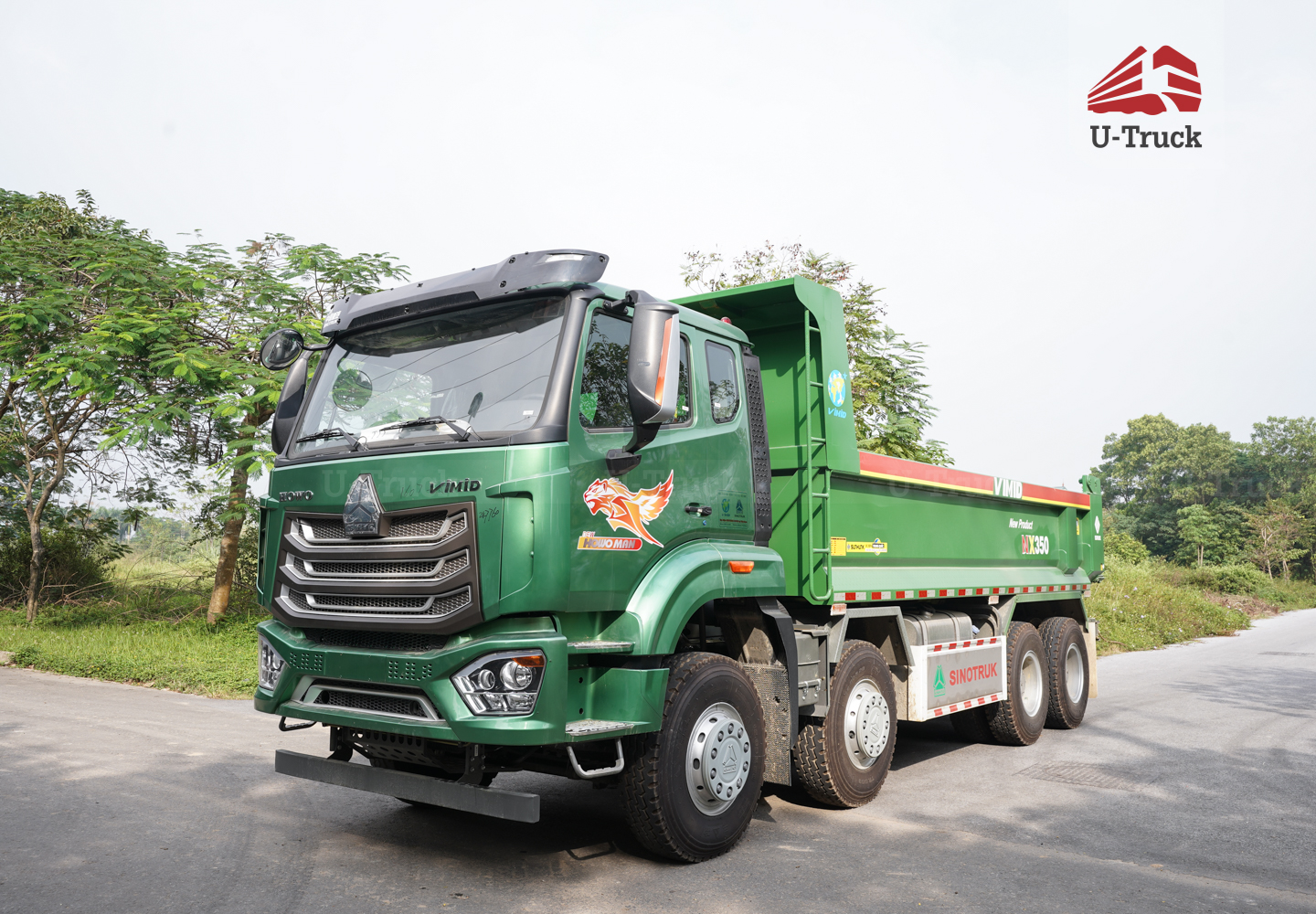 Howo NX 350HP 8×4 Dump Truck – U-Shape Dump Box