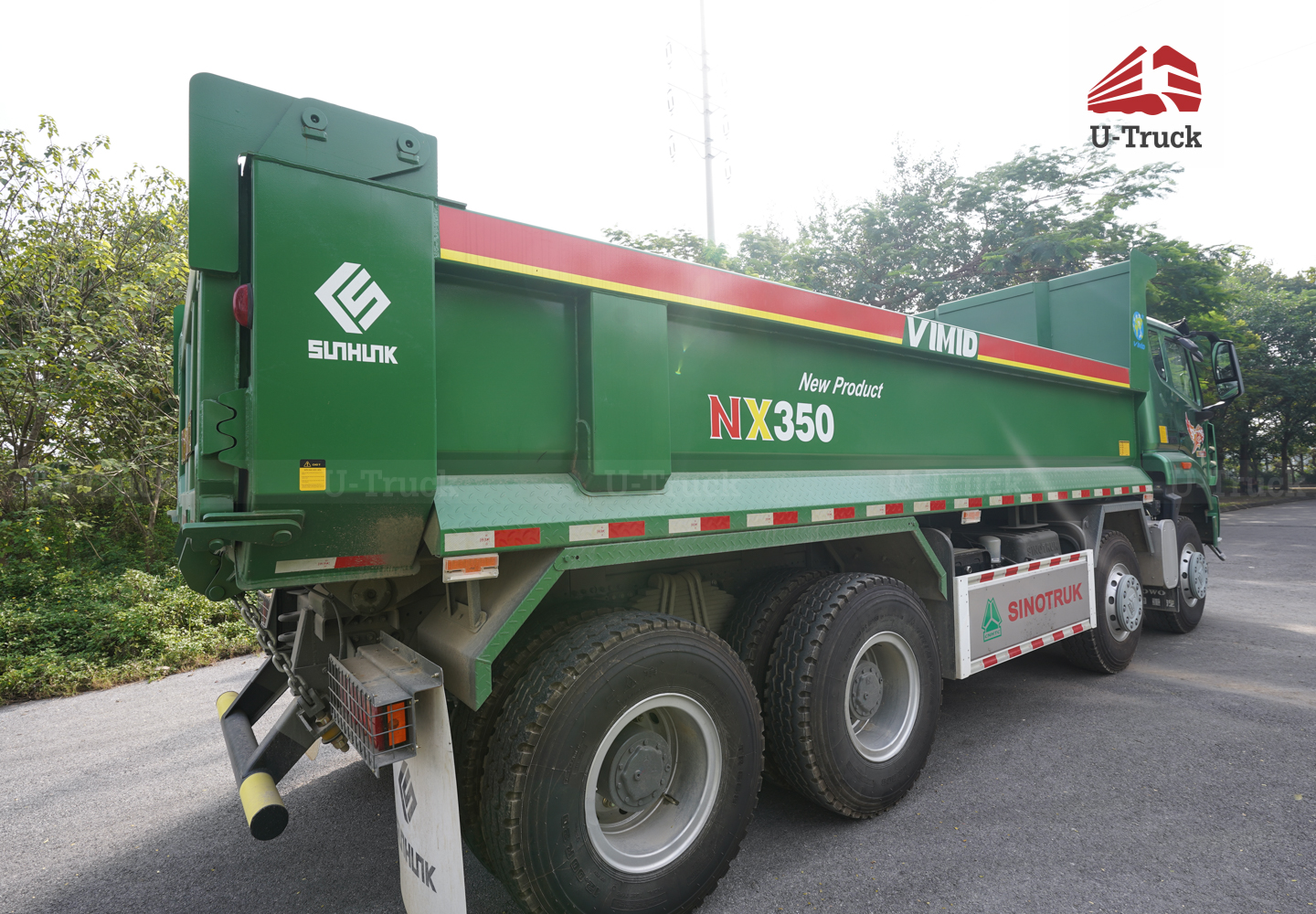 Howo NX 350HP 8×4 Dump Truck – U-Shape Dump Box