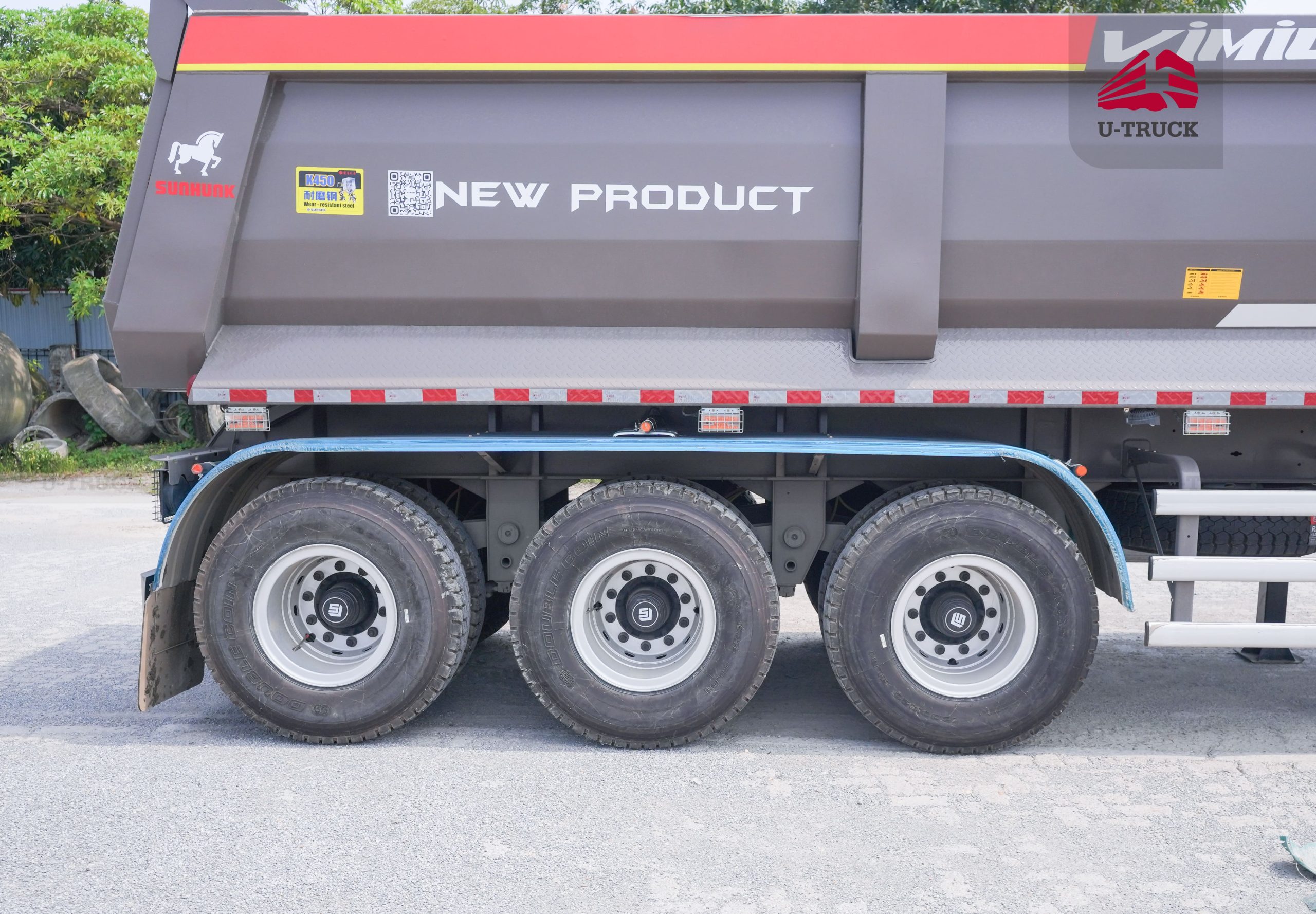 SUNHUNK Cast Dump Semi-Trailer 8460KG – HCTM 202-5 – 12.00R20