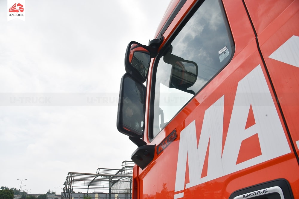 Howo MAX 350 8×4 Cargo Truck – Tarpaulin Frame 9.7M
