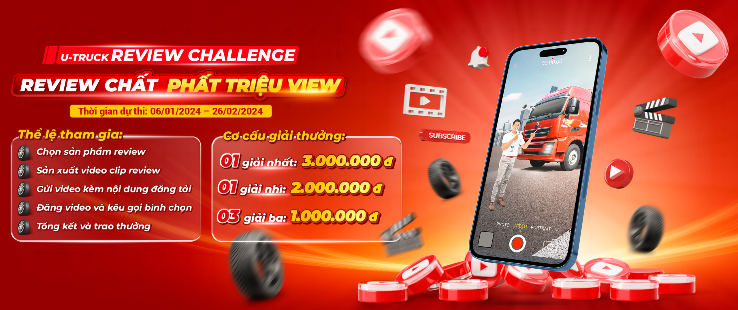 Cuộc thi U-TRUCK Review Challenge: Review chất – Phất triệu view