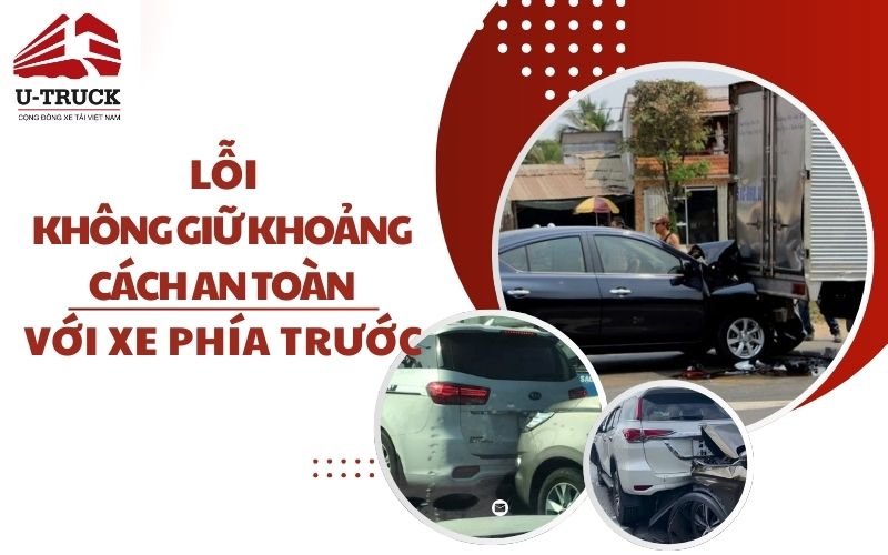 Lỗi không giữ khoảng cách an toàn với xe phía trước bị phạt bao nhiêu?