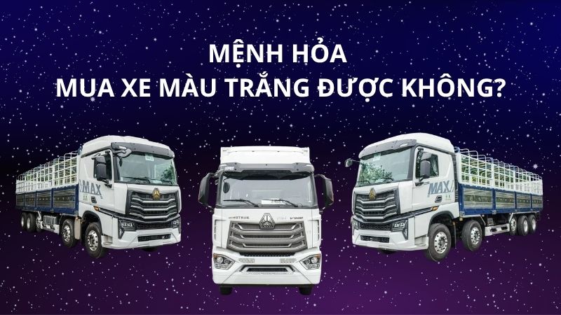 Mệnh hoả mua xe màu trắng được không? Mệnh hỏa hợp màu nào?