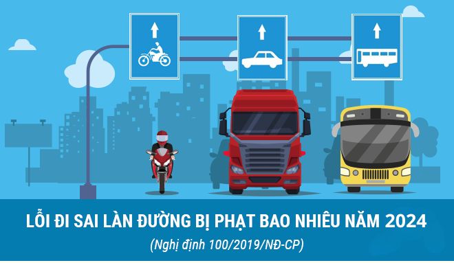 Xe tải đi sai làn đường phạt bao nhiêu tiền? Quy định mới nhất 2026