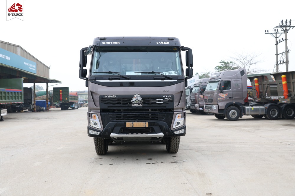 Howo V7-X 400HP 8×4 Dump Truck – Square-Shape Dump Box (8+8 mm Chassis)