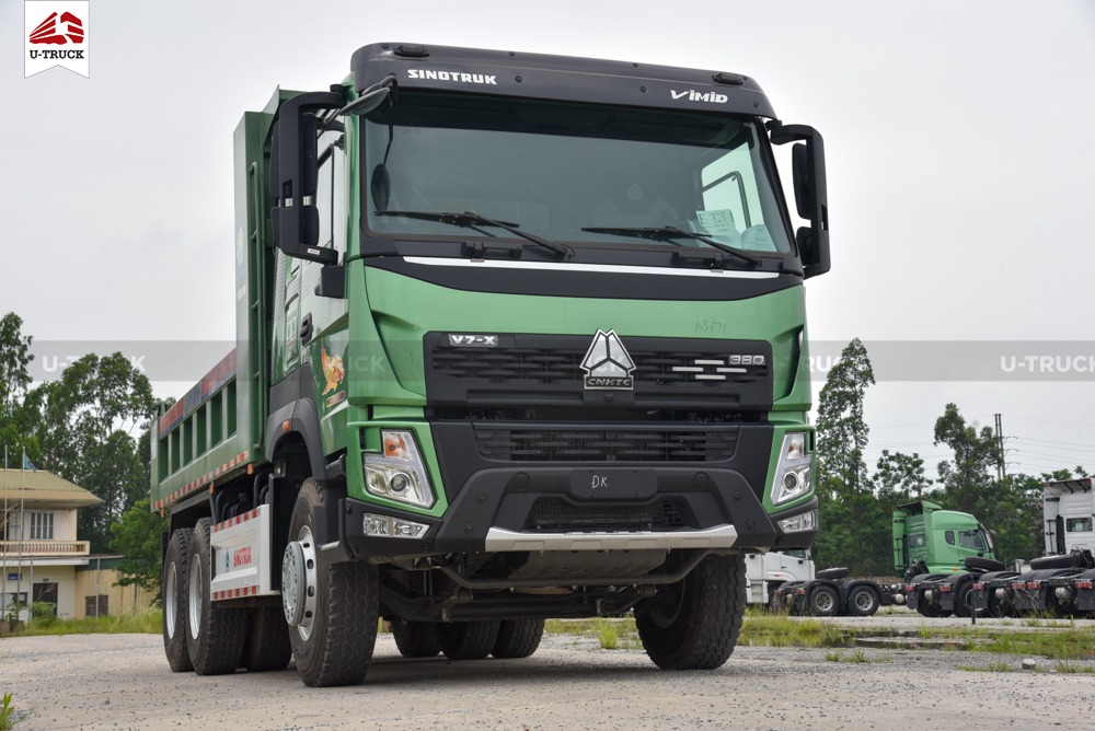 Howo V7-X 380HP 6×4 Dump Truck – Square-Shape Dump Box