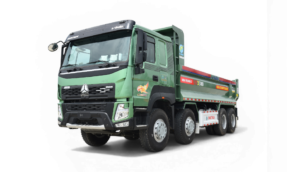 Xe ben Howo V7X 380 8x4 thùng đúc