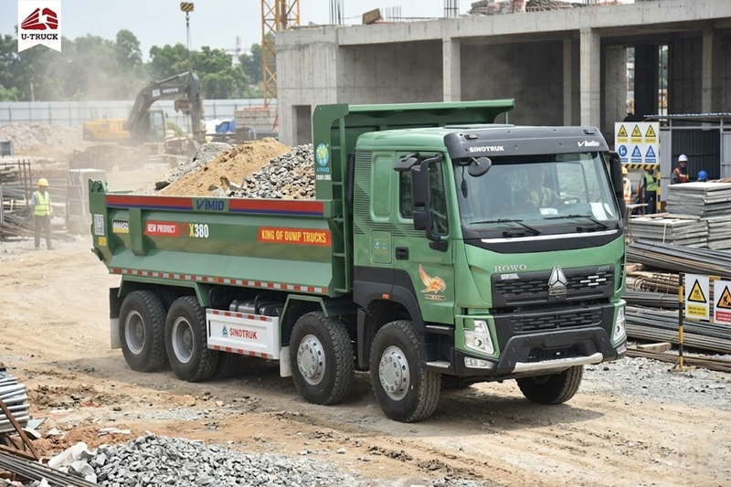 xe ben chở đất