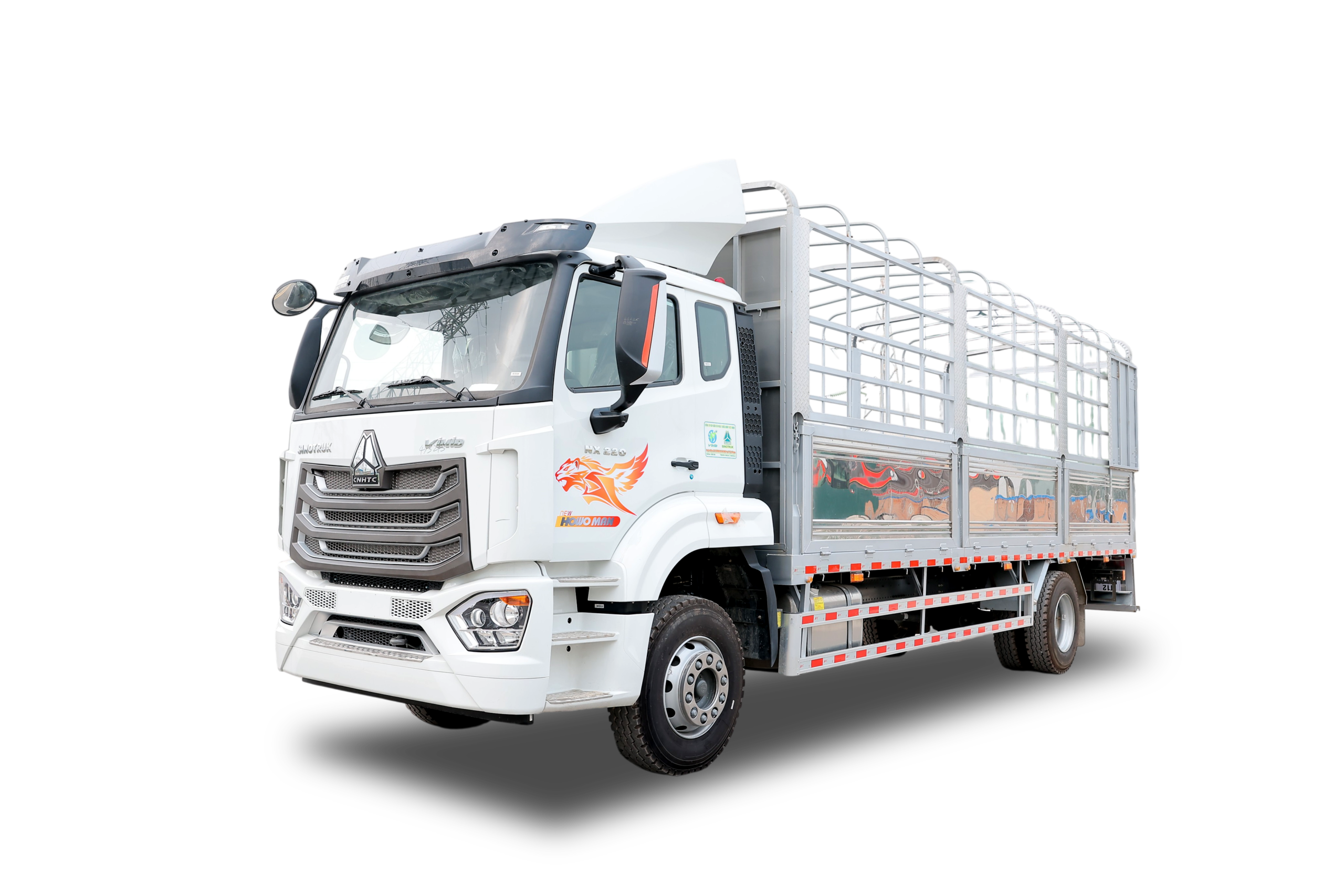 xe tải thùng Howo nx220 4x2 khung mui 7m6 nhập khẩu
