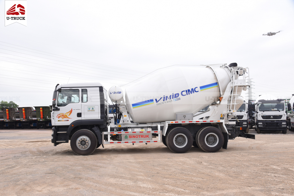 Howo TX 350HP 10m³ Concrete Mixer Truck