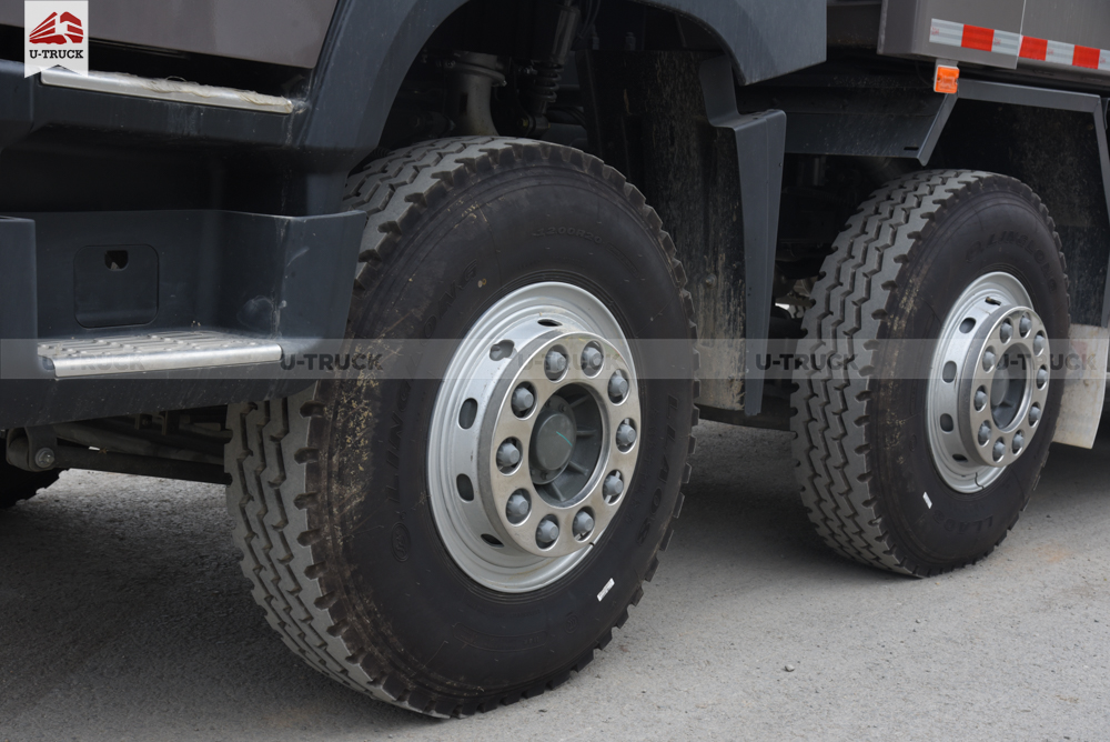 HowoV7X 380 8×4 Dump Truck – Square Shape Dump Box (8+8)