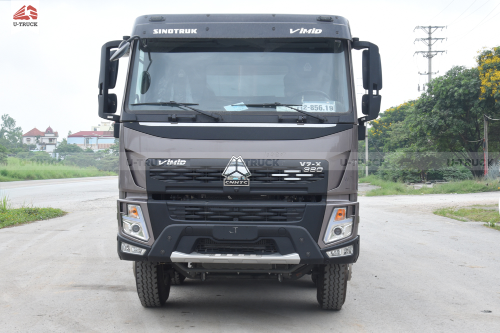 HowoV7X 380 8×4 Dump Truck – Square Shape Dump Box (8+8)