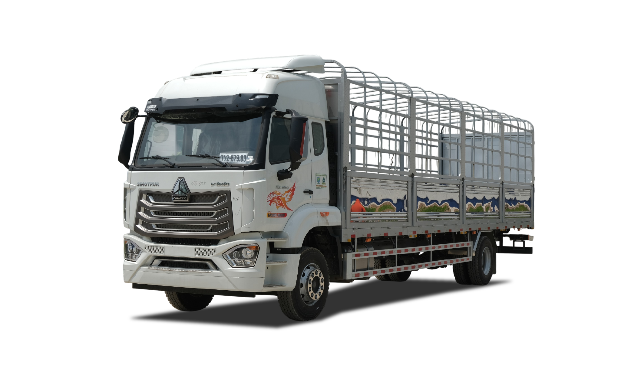 Xe tải thùng Howo NX220 4×2 khung mui nhập khẩu 9M9