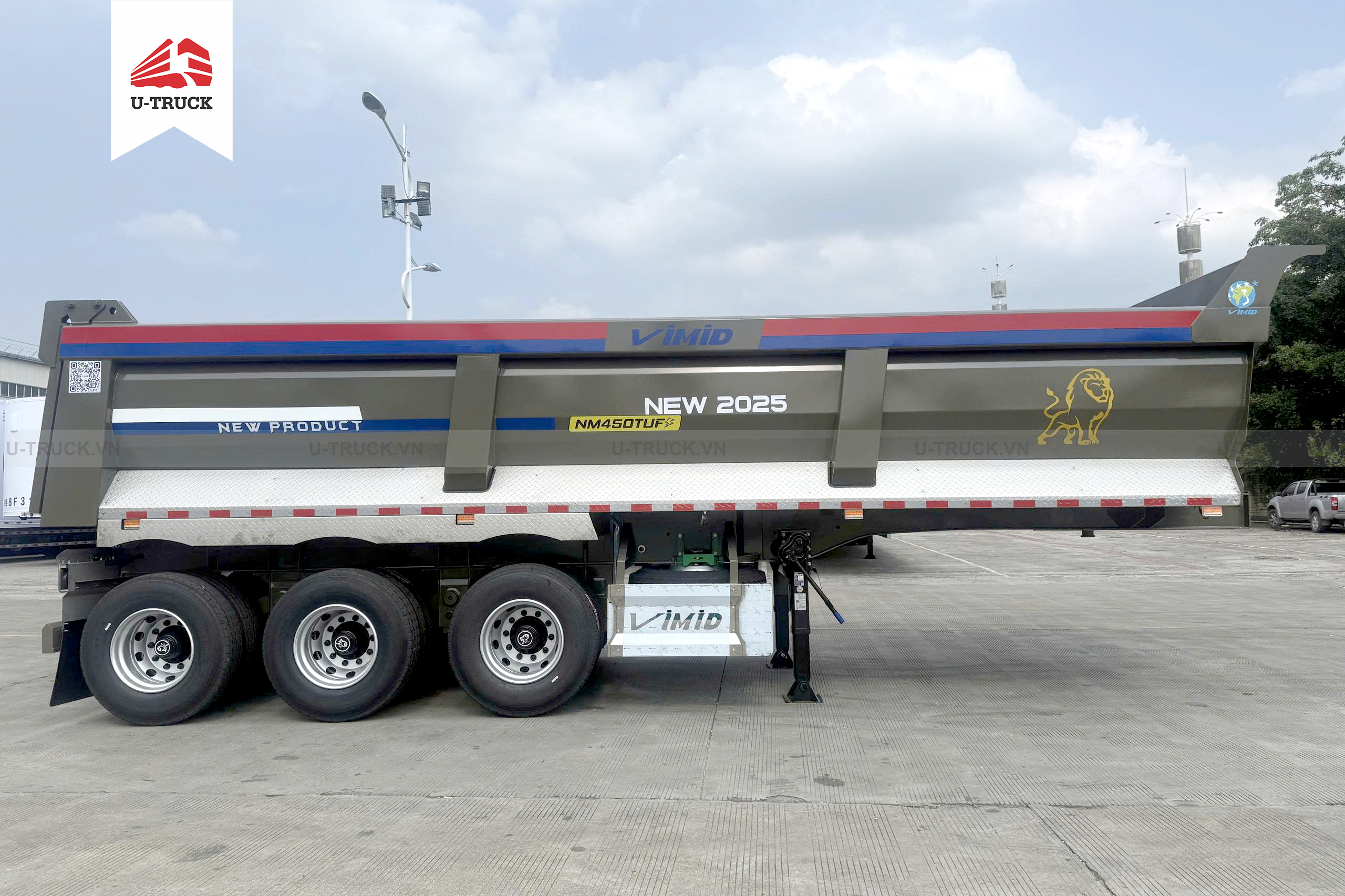 FUSHI U-Shape Dump Semi-Trailer – 7.96 Tons