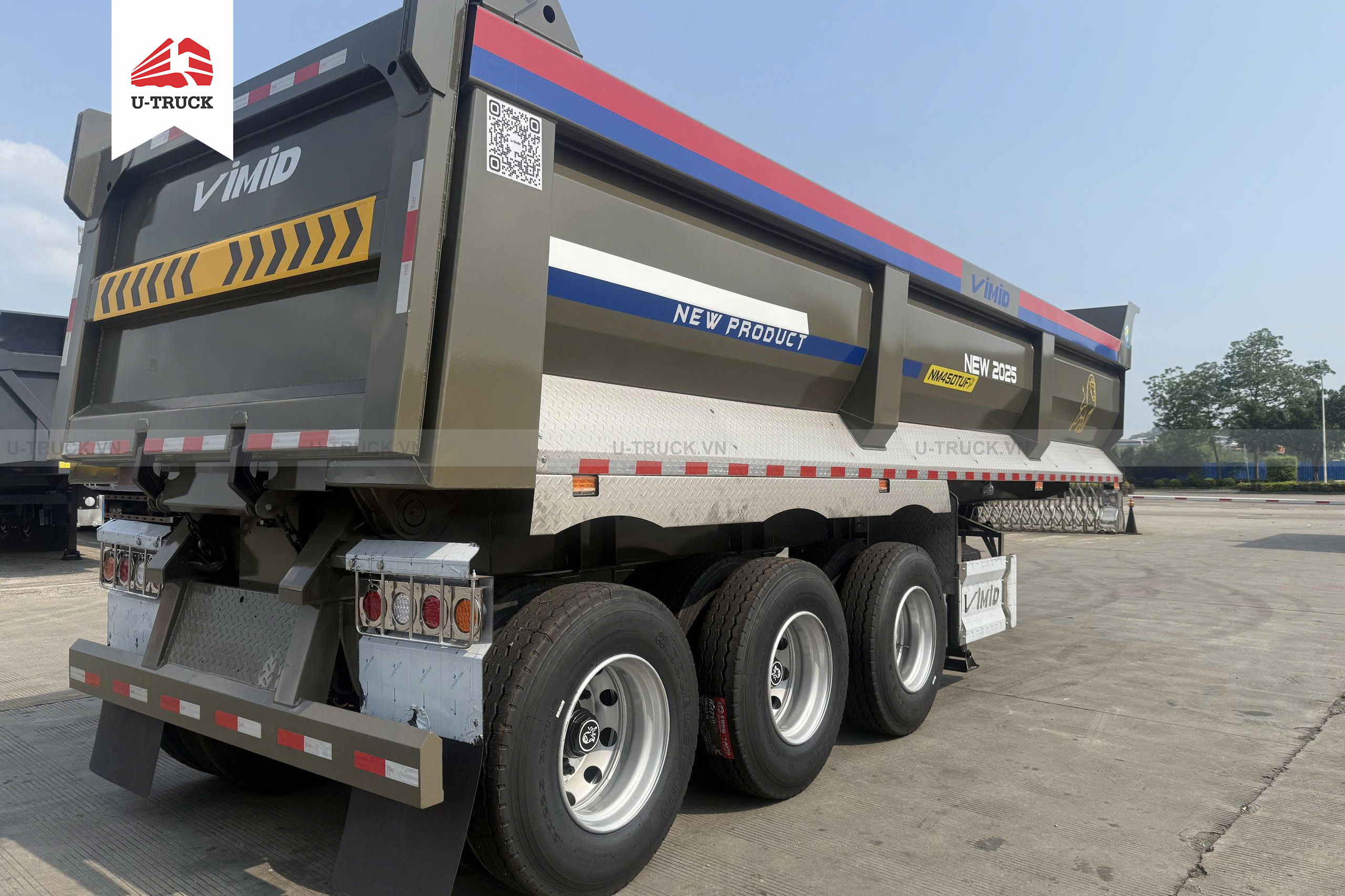 FUSHI U-Shape Dump Semi-Trailer – 7.96 Tons