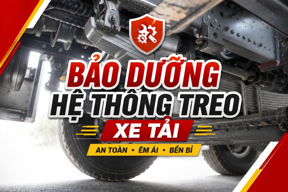 Bảo dưỡng hệ thống treo xe tải