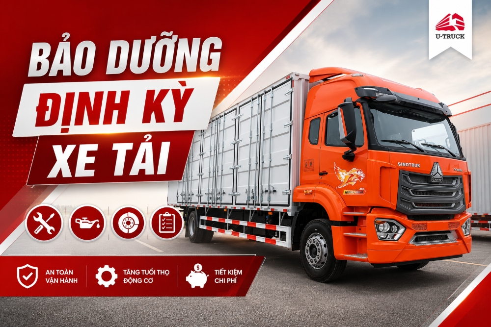 Lịch bảo dưỡng định kỳ xe ô tô tải và các hạng mục bắt buộc