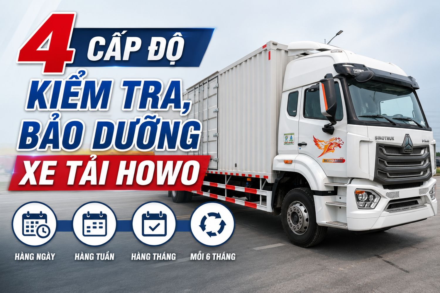 4 Cấp độ kiểm tra bảo dưỡng