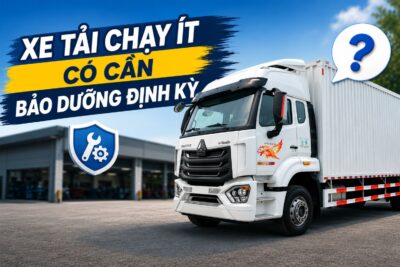 Xe tải chạy ít có cần bảo dưỡng định kỳ không? 