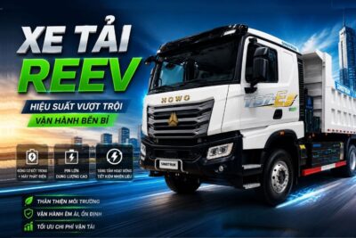 Xe tải REEV là gì? Công nghệ mở rộng phạm vi hoạt động xe điện