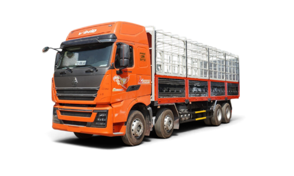 Xe tải thùng HOWO TH7 8×4 khung mui 9m7