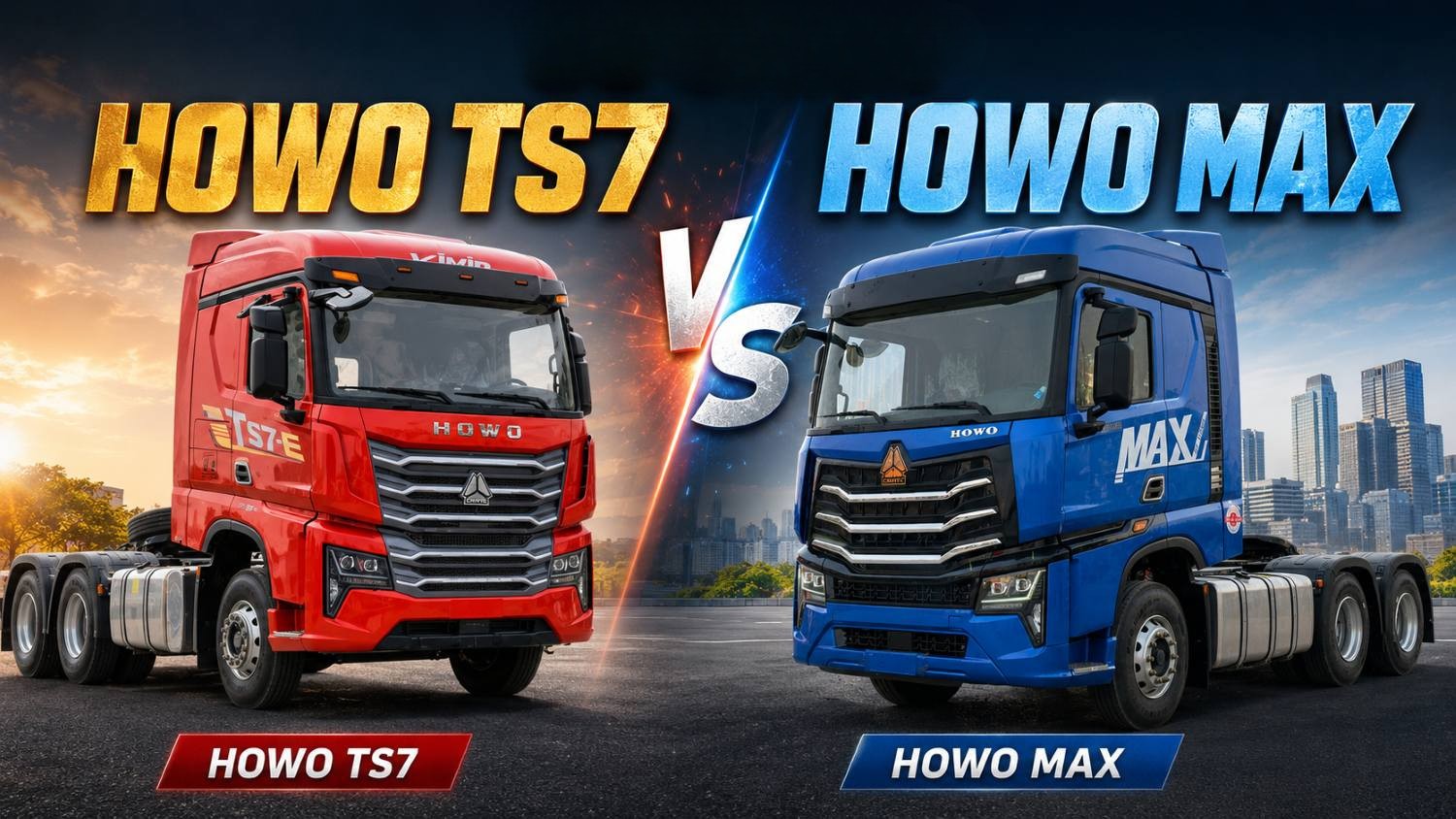 Howo TS7 vs. Howo MAX: Tractor Truck Comparison