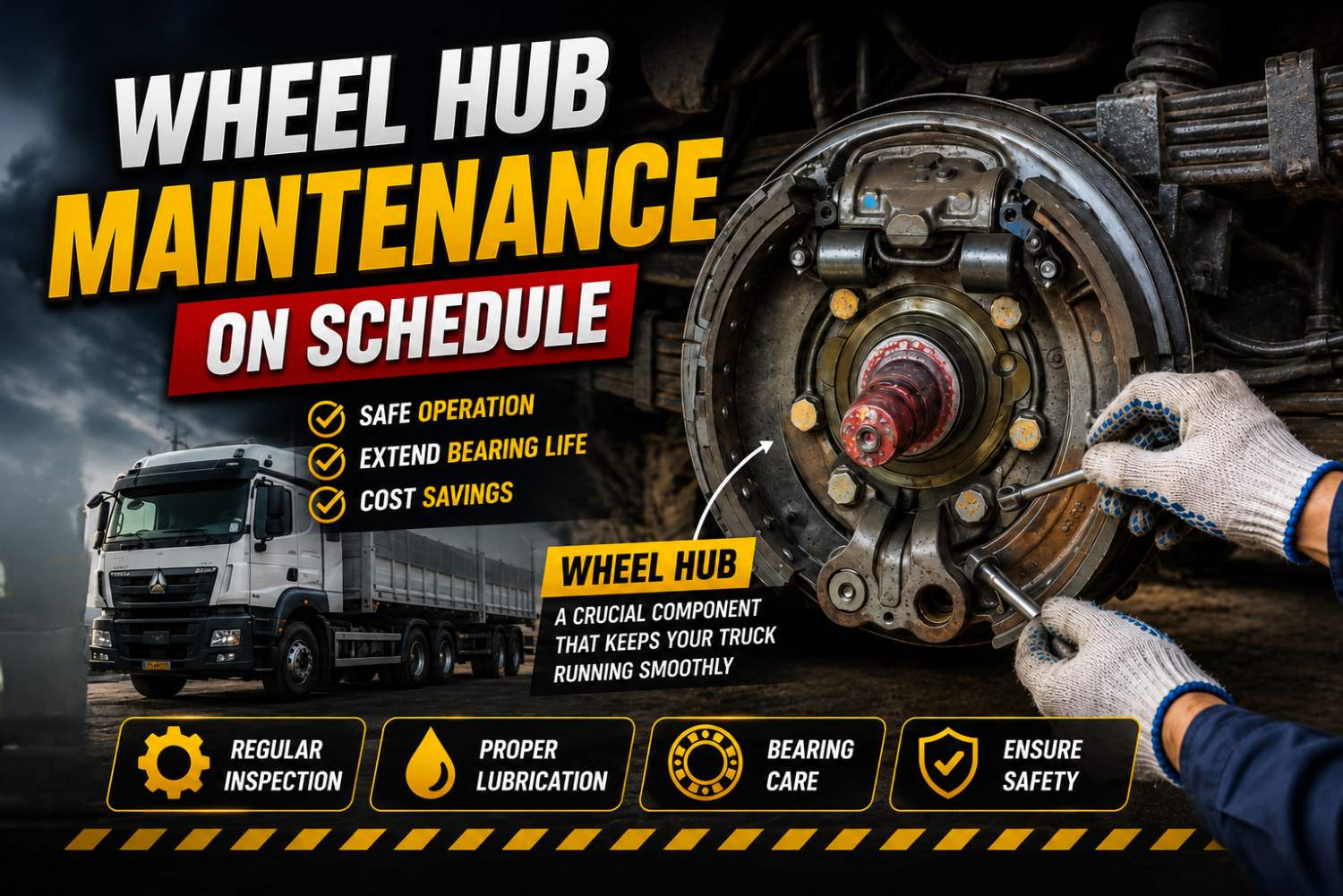 Truck Wheel Hub Maintenance: A Guide to Proper Inspection and Maintenance