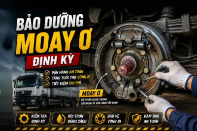 Bảo dưỡng moay ơ xe tải: Hướng dẫn kiểm tra và bảo dưỡng đúng cách