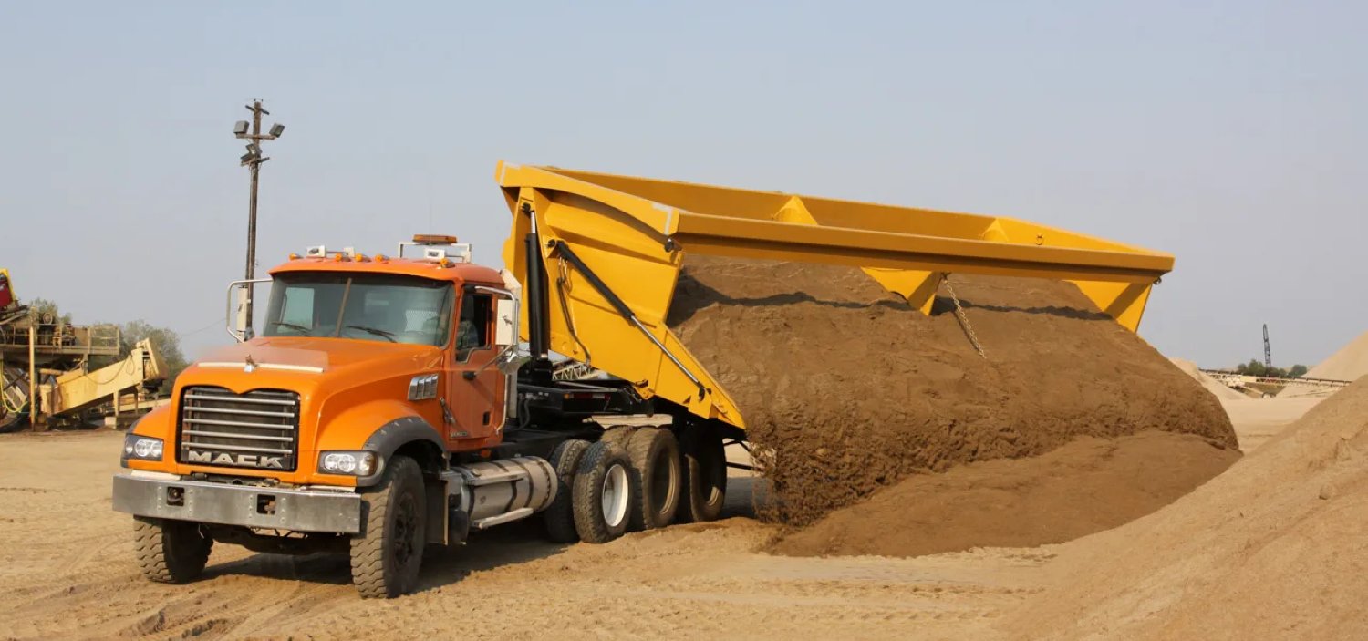 Xe tải ben tự đổ ngang (Side Dump Truck)