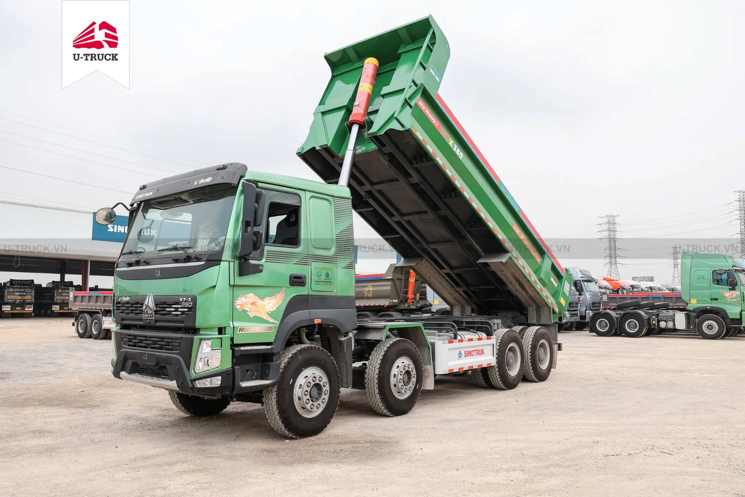 Xe tải ben tự đổ phía sau (Rear Dump Truck)