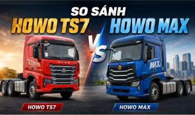 So sánh xe đầu kéo Howo TS7 và xe đầu kéo Howo MAX