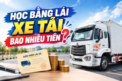 Học bằng lái xe tải bao nhiêu tiền? Chi phí mới nhất 2026