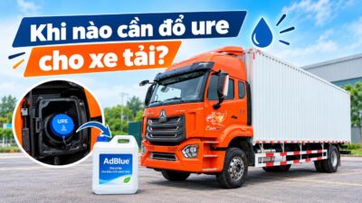 Khi nào cần đổ ure cho xe tải? Dấu hiệu hệ thống ure gặp vấn đề
