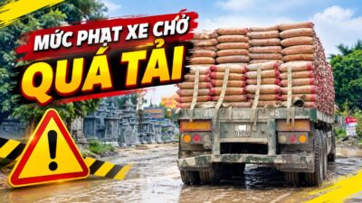 Mức phạt quá tải mới 2026 các mức 10% 30% 50% 100% 150%