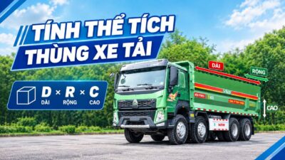 Cách tính khối lượng và thể tích thùng xe tải chính xác