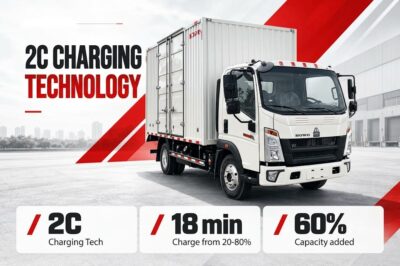 18-Minute Ultra-Fast Charging Technology for HOWO Electric Trucks